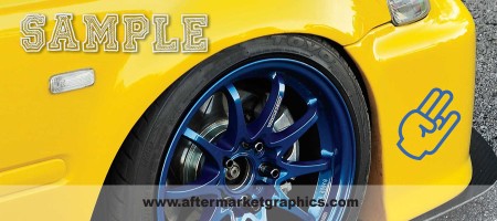 Advan Performance Decals 02 - Pair (2 pieces)